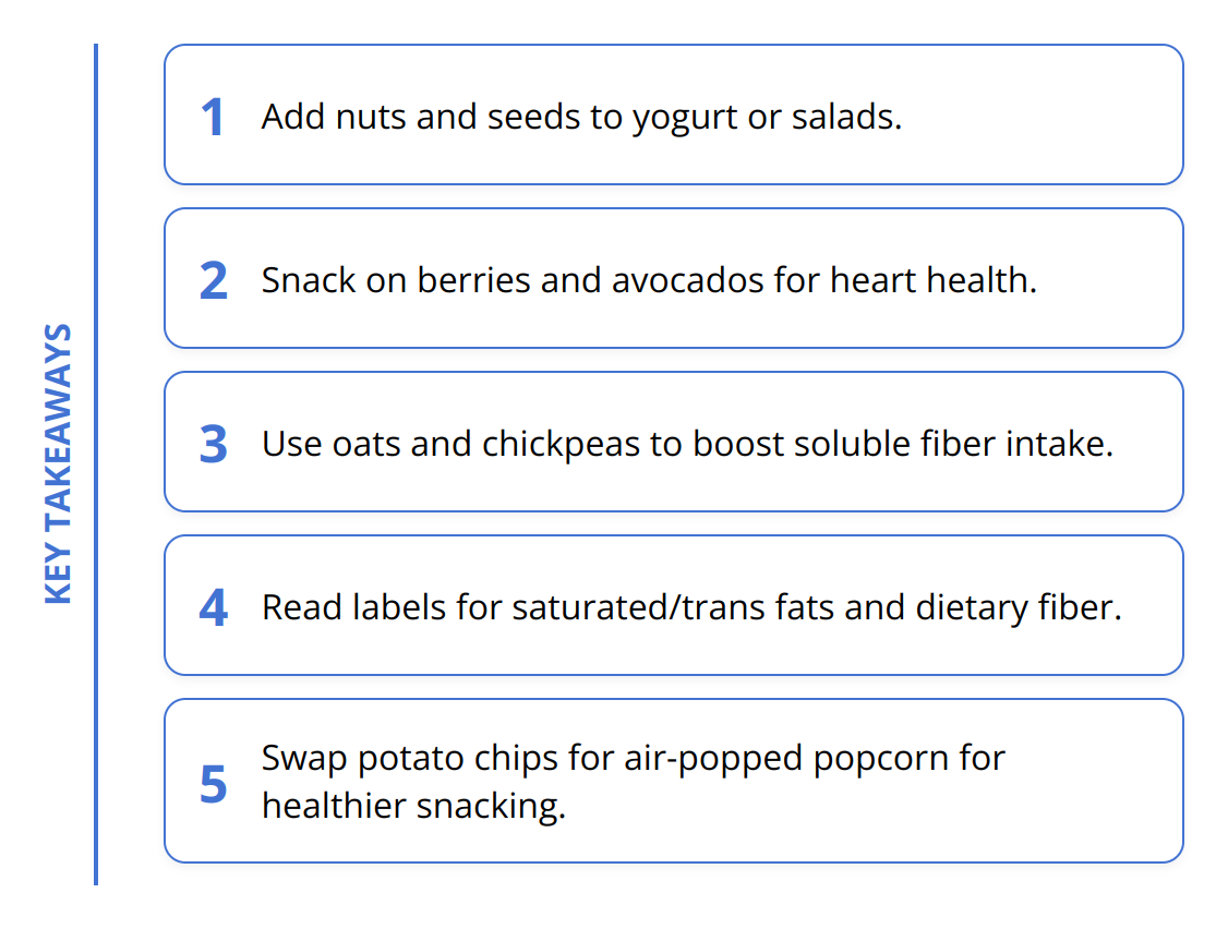 Key Takeaways - Cholesterol-Lowering Snacks Explained