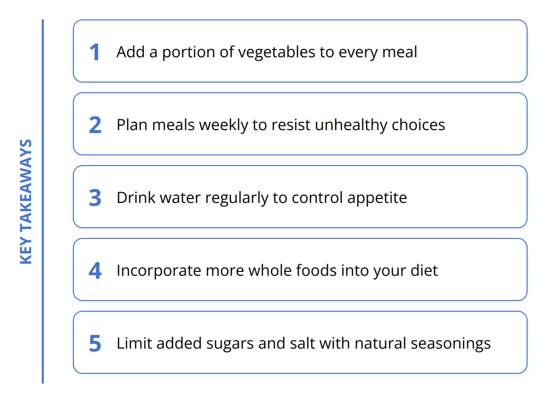 Key Takeaways - How to Develop Healthy Eating Habits