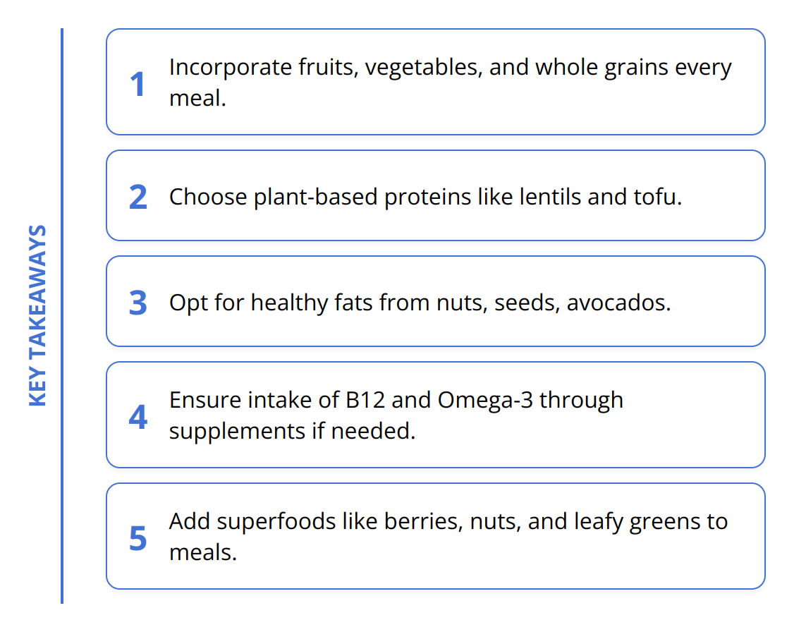 Key Takeaways - Vegan Heart-Healthy Meals: Best Practices
